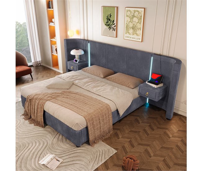 Canapés abatibles Gris