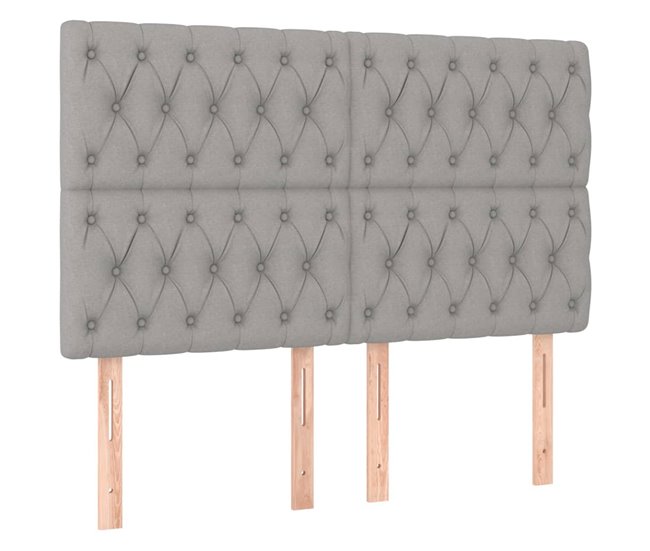 Cama box spring 160x200 Gris