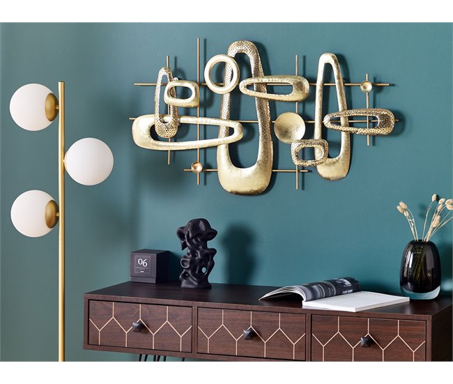 Beliani Decoración de pared MANGANESE Dorado