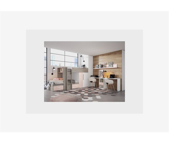 Pata de escritorio LUPY 74x39x33cm blanco Blanco