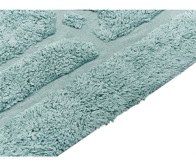 Beliani Alfombra de pelo corto SIRNAK 140x200 Verde