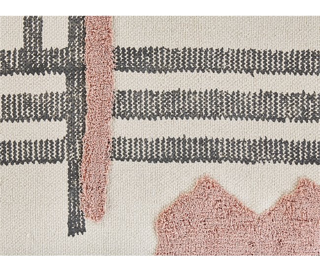 Beliani Alfombra de pelo corto MURADIYE 140x200 Beige