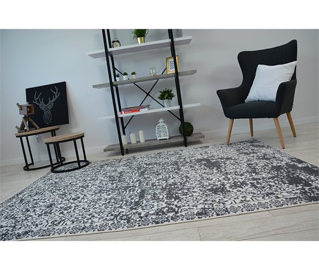 Alfombra SENSE MICRO 81260 VINTAGE 80x150 Gris