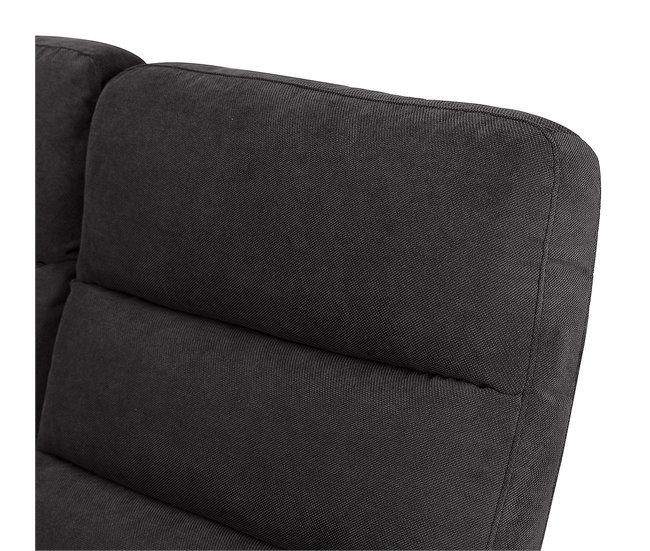 Sofá 3 plazas relax manual ZEUS color gris Gris