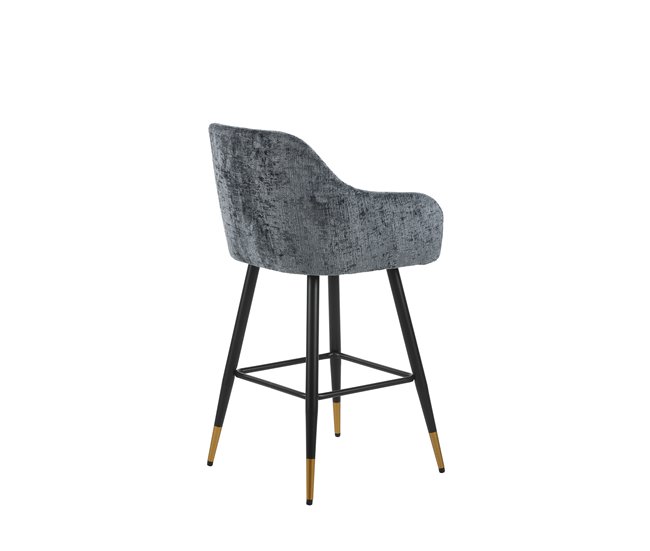 Taburete alto ROYAL fijo 94 cm de alto Azul