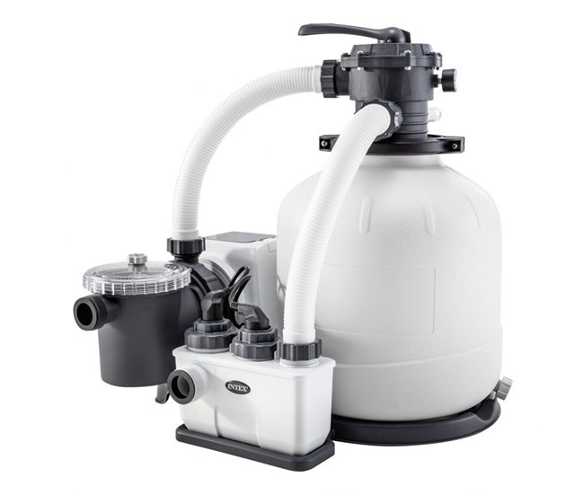 Sistema combinado depuradora arena y clorador salino ECO 11 g - 56.800 l INTEX Blanco
