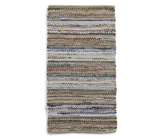 Alfombras de yute, algodón y poliéster Multicolor