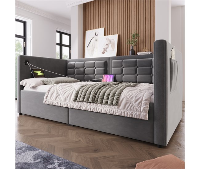 Camas nido 106x205 Gris