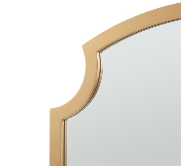 Espejo de pared Aura diseño atractivo MDF Dorado