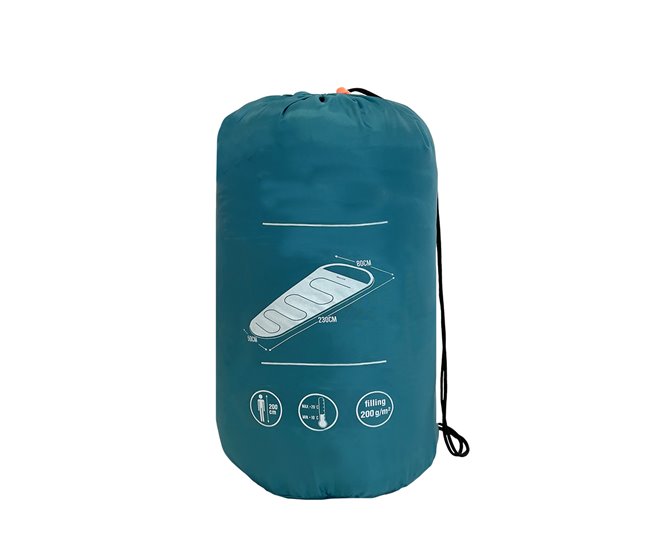 Acomoda Textil – Saco de Dormir Ligero de 10 a 20°. Azul