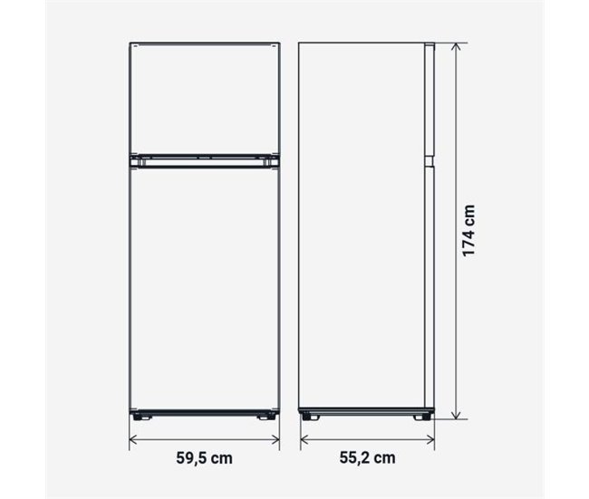 Frigorífico Doble Puerta   | UNIVERSALBLUE Blanco