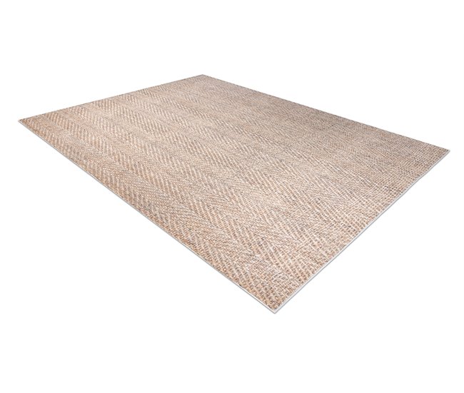 Alfombra lavable ANDRE 1577 Espina de pescado 160x220 Beige