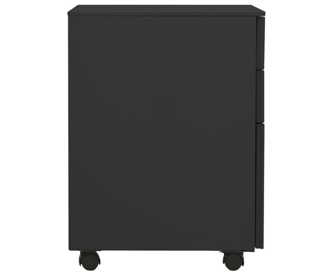 Cajoneras mueble de oficina con ruedas 3 cajones Gris