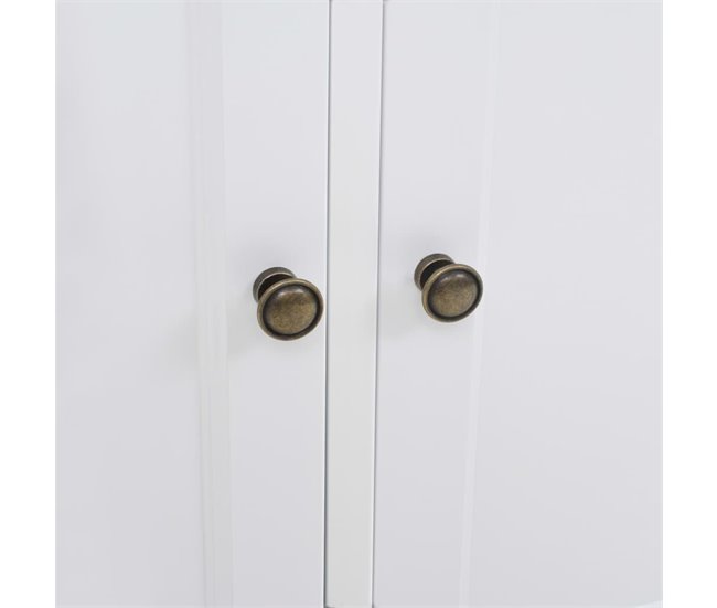 Aparador de puertas MDF madera de pino 4402117 Marron