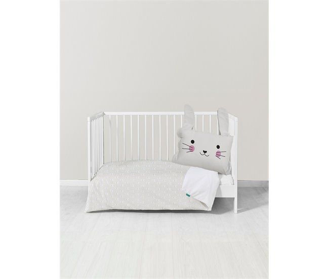 Juego de funda nórdica Infantil Gris Claro