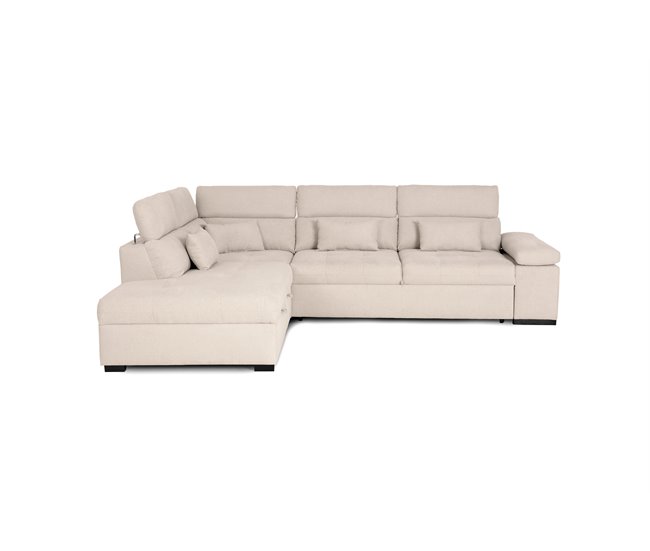 Rinconera reversible con cama STEWART Beige