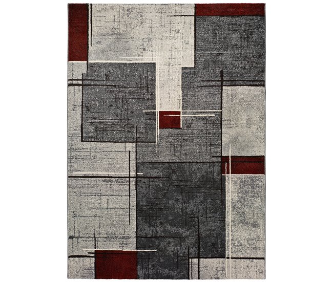 Alfombra abstracta DREAMS - ATTICGO 120x170 Gris