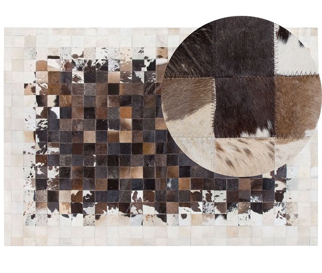 Beliani Alfombra de pelo corto OKCULU 160x230 Beige