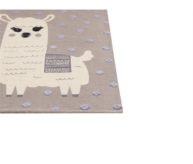 Beliani De pelo corto LUBUK Gris Oscuro