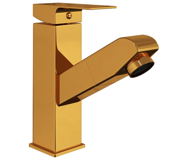 Grifo De Lavabo Dorado