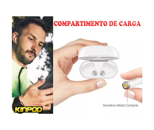 INPOD Auriculares True Wireless Amarillo