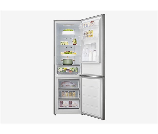 Frigorífico Combi 1,88M 308L No Frost Inox MIDEA MDRB424FGE02IW Inox