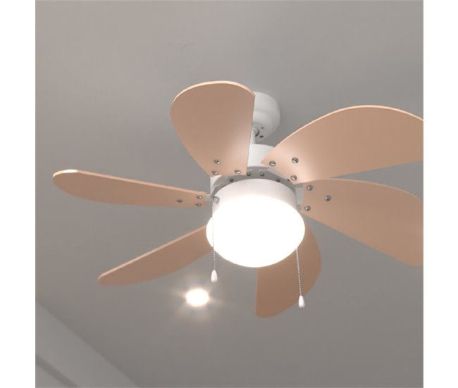 Ventilador de techo EnergySilence Aero 3600 Vision Orange Cecotec Blanco