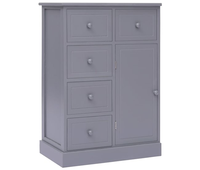 Aparador con 10 cajones madera 113 Gris