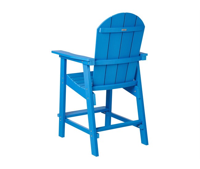 Beliani Conjunto bistro ADIRONDACK Azul