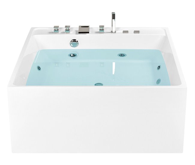 Beliani Bañera de interior TAHUA Blanco