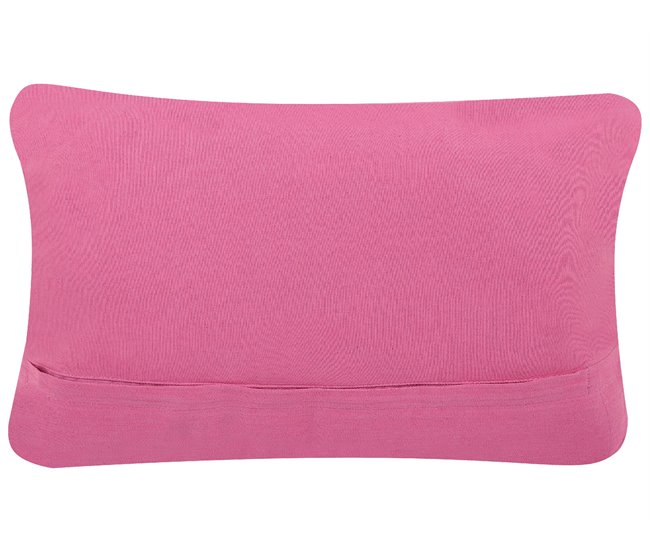Beliani Cojín decorativo KIRIS Rosa