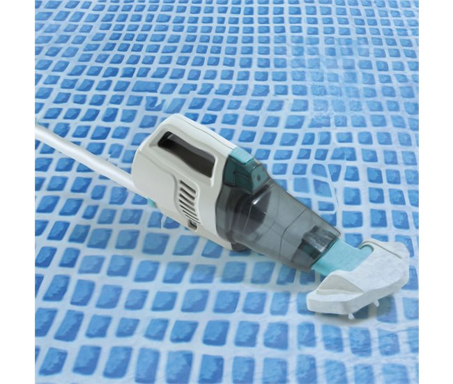 Aspiradora de piscina manual c/batería recargable INTEX Gris