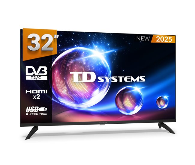 Televisor 32 pulgadas - TD Systems PRIME32M20H Negro