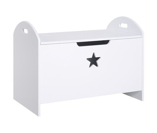 Organizador de Juguete de Niño E1 class MDF HOMCOM 62 Blanco