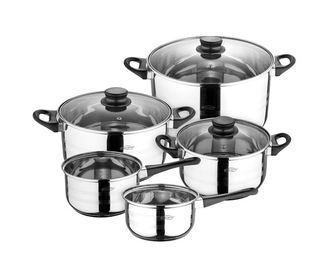 Bateria de cocina 8 piezas Multicolor