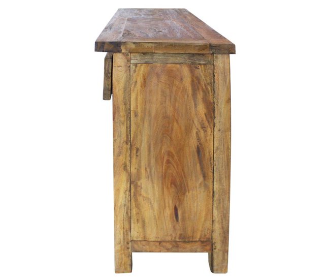 Aparador de madera maciza reciclada estilo rústico 4402019 Marron