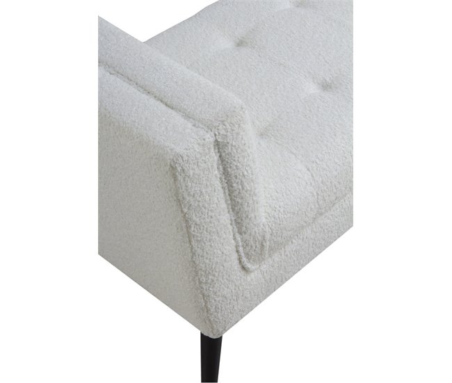 Banco Tapizado Blanco