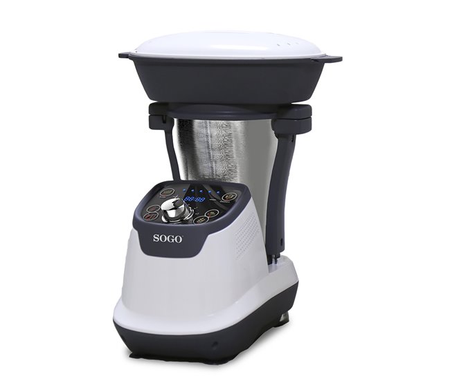 SOGO ROBOT DE COCINA MULTIFUNCION 800W Blanco/ Beige