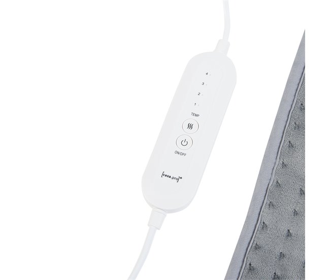 Almohadilla eléctrica Bella lavable 80W Vlies Gris