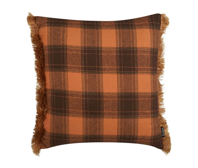Beliani Cojín decorativo BARJA 45x45 Naranja