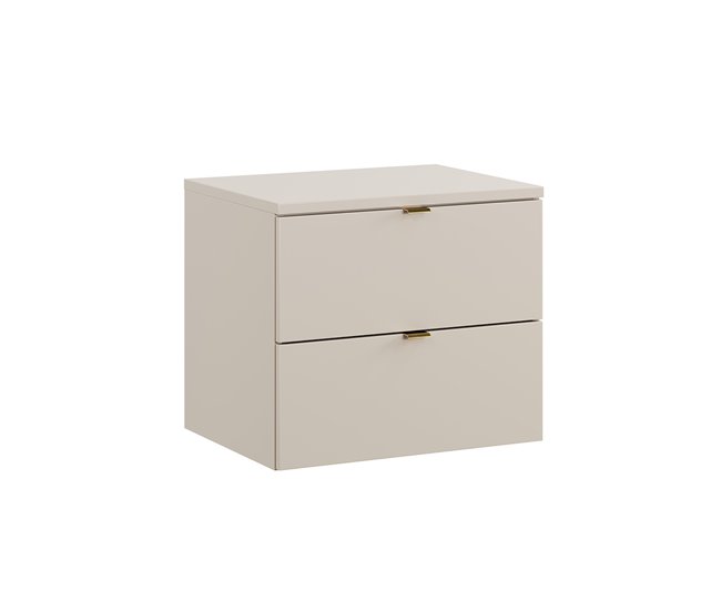 Mueble bajo lavabo encimera Azel 60 Beige