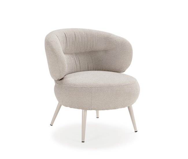 Sillón decorativo LIVA color beige Beige