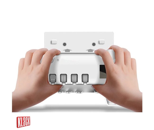 Portacepillos de Dientes Eléctrico Esterilizador UV 2000 mAh KLACK® Blanco