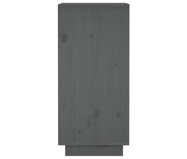 Aparador 2 uds madera maciza 31 Blanco
