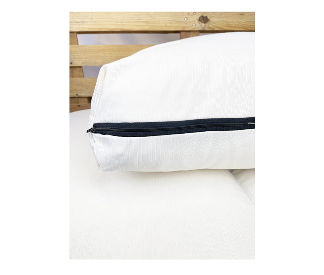 Acomoda Textil - Cojines Sofá Palets 2 Plazas 120x50 Beige