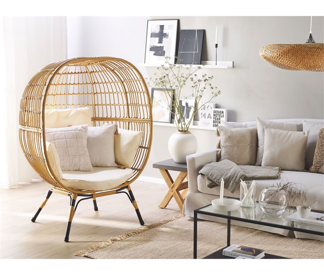 Beliani Sillón VEROLI Natural