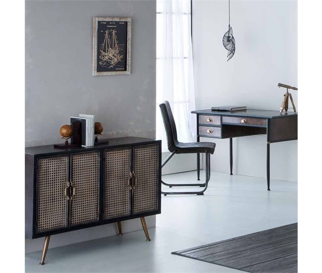 Aparador de metal Marron