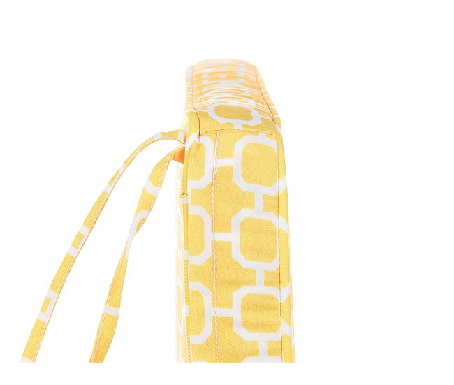 Beliani Cojines de asiento TERNI 34x37 Amarillo