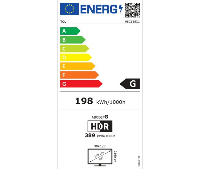 TV TCL C655 QLED Smart TV 4K Negro