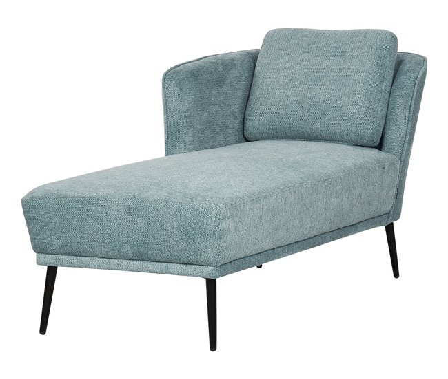 Beliani Chaise longue Poliéster ARTHEZE Azul